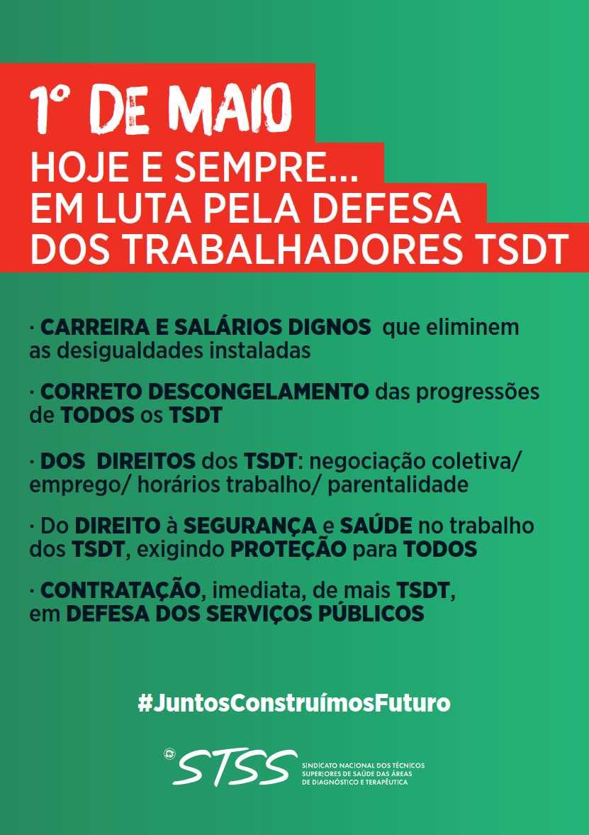 Dia do Trabalhador: 1 de Maio de 2020