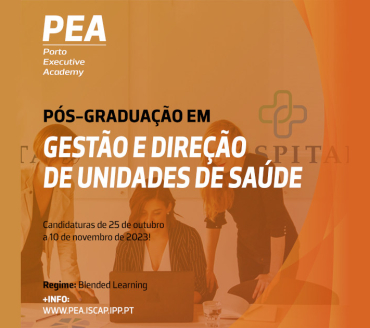 PEA ISCAP - Candidaturas para o Ano Letivo 2023/2024